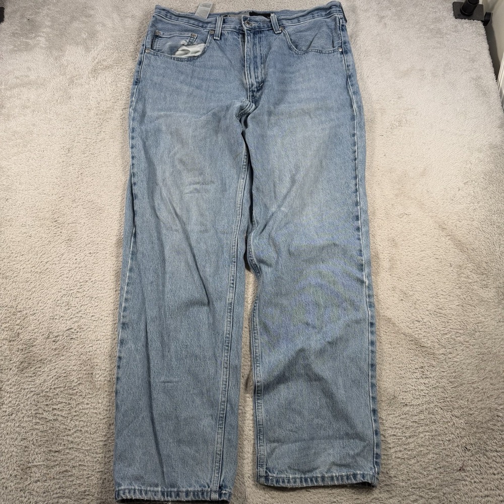 Vintage Levis Silver Tab Jeans Mens 34x32 (Fit 34x30) Blue Loose Denim Pants Y2K